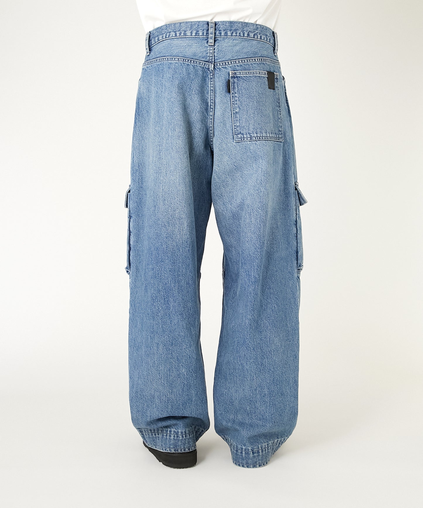 FLAP-POCKET DENIM PANTS
