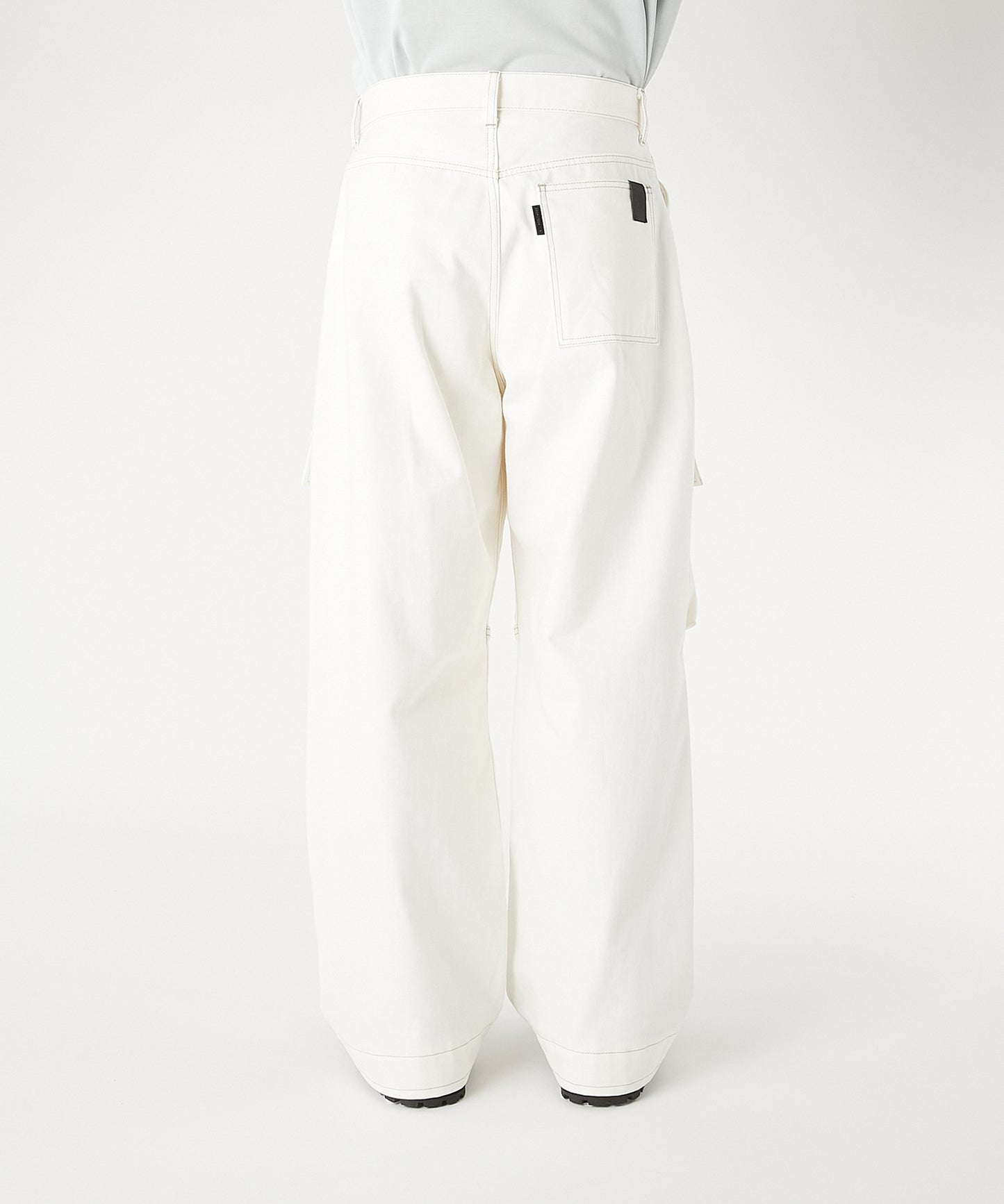 FLAP-POCKET DENIM PANTS