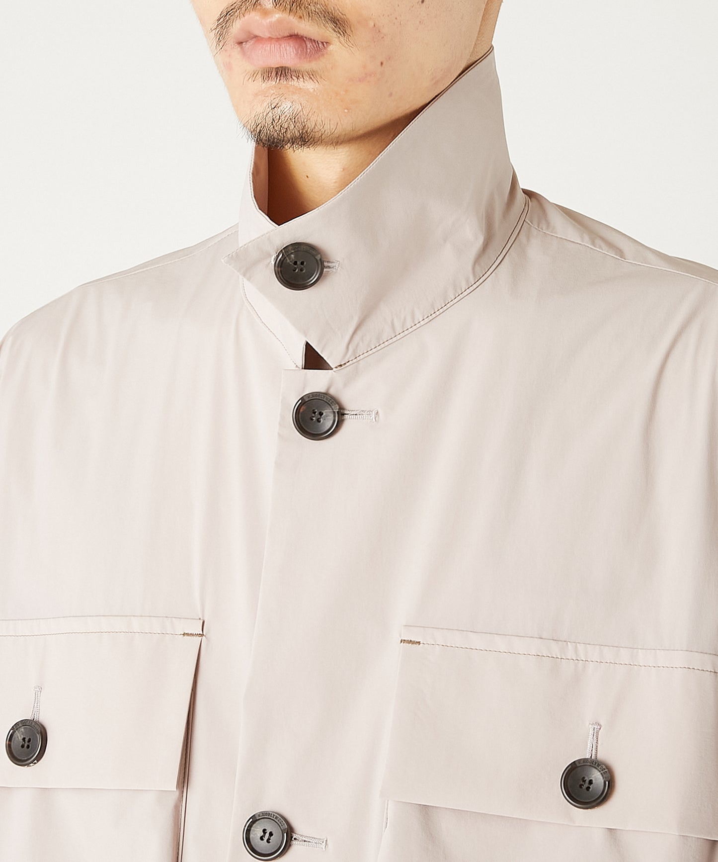 FLAP-POCKET HALF SLEEVE SHIRT