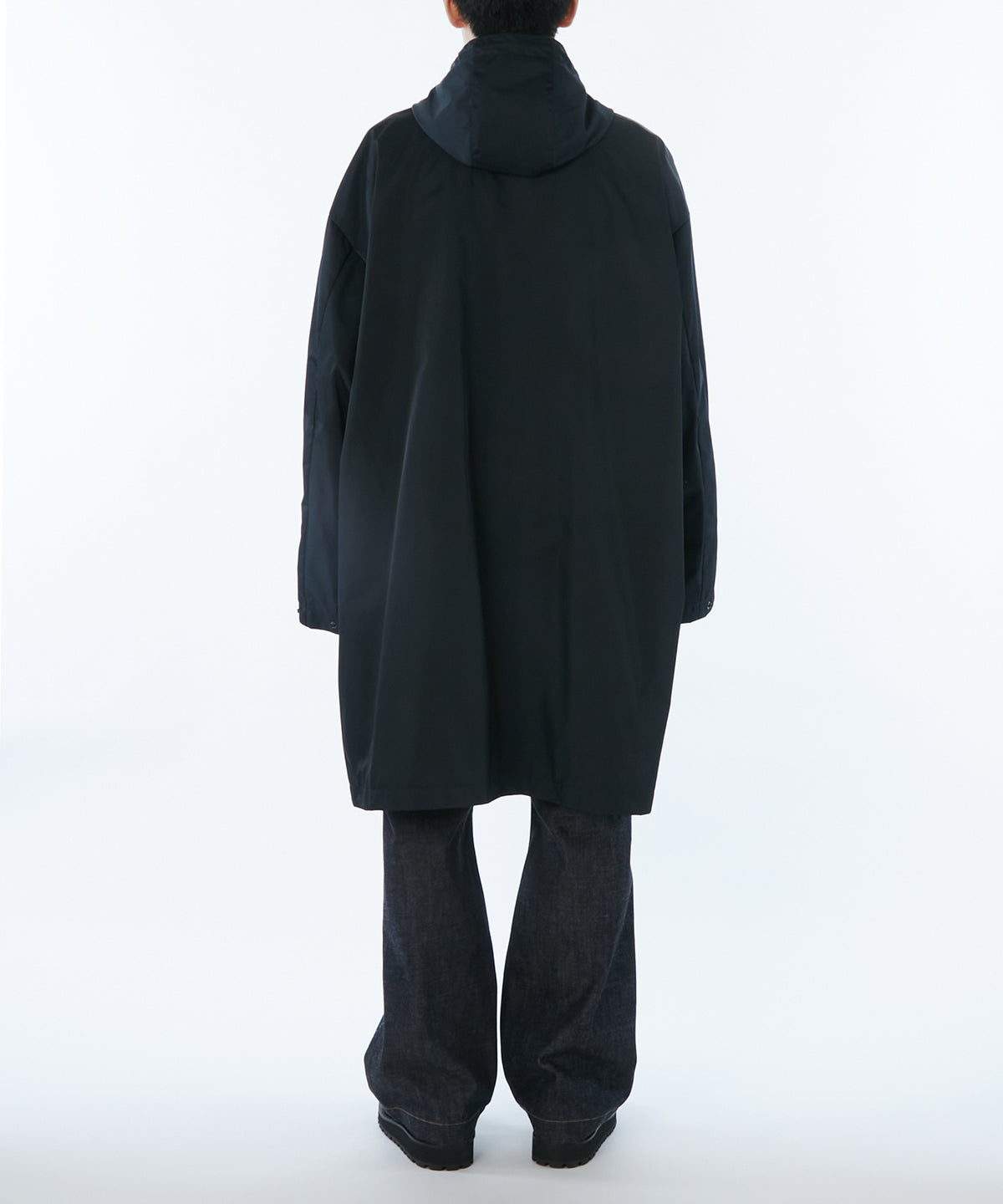 HOODED BALMACAAN COAT