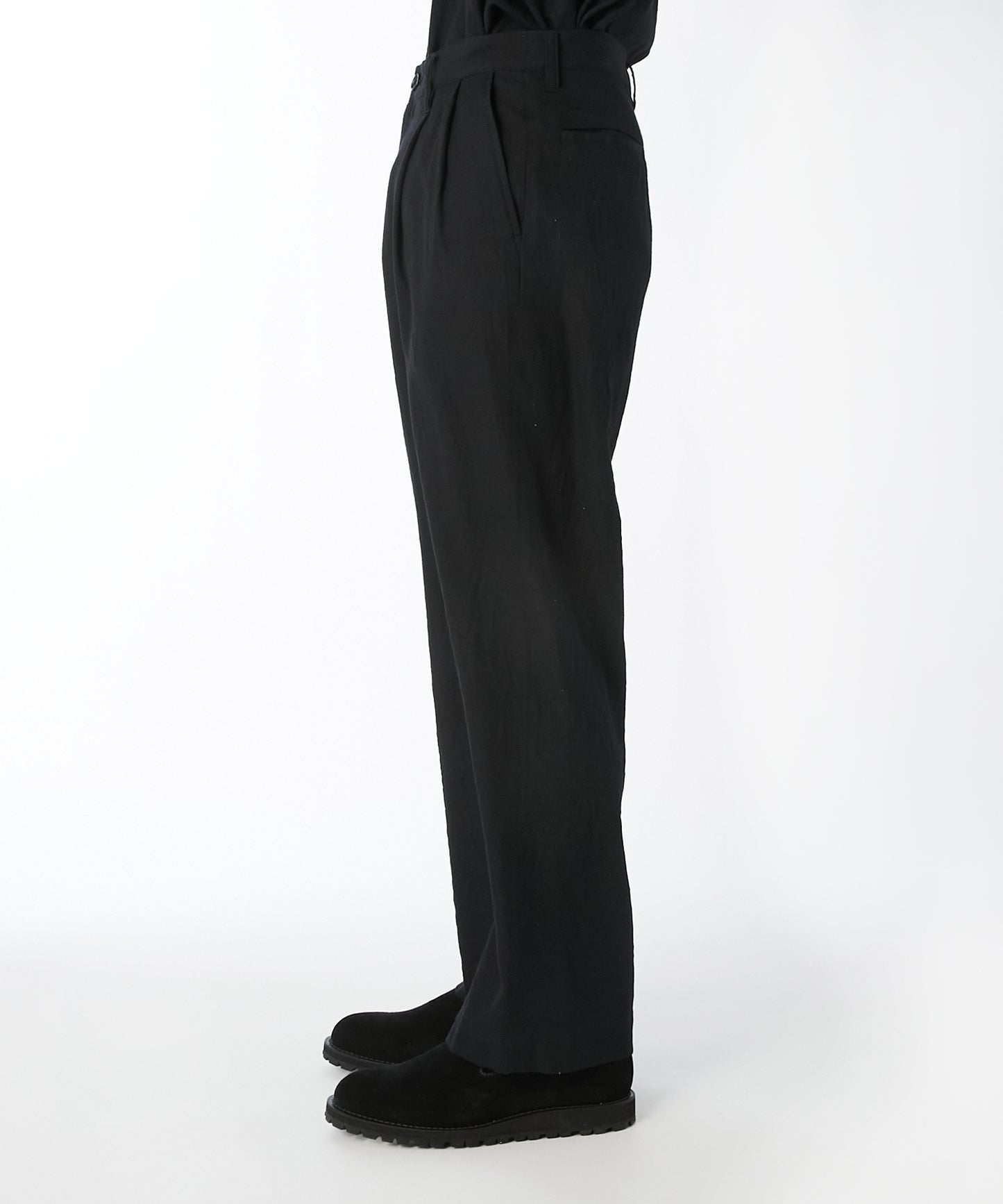 2TUCK DENIM TROUSERS