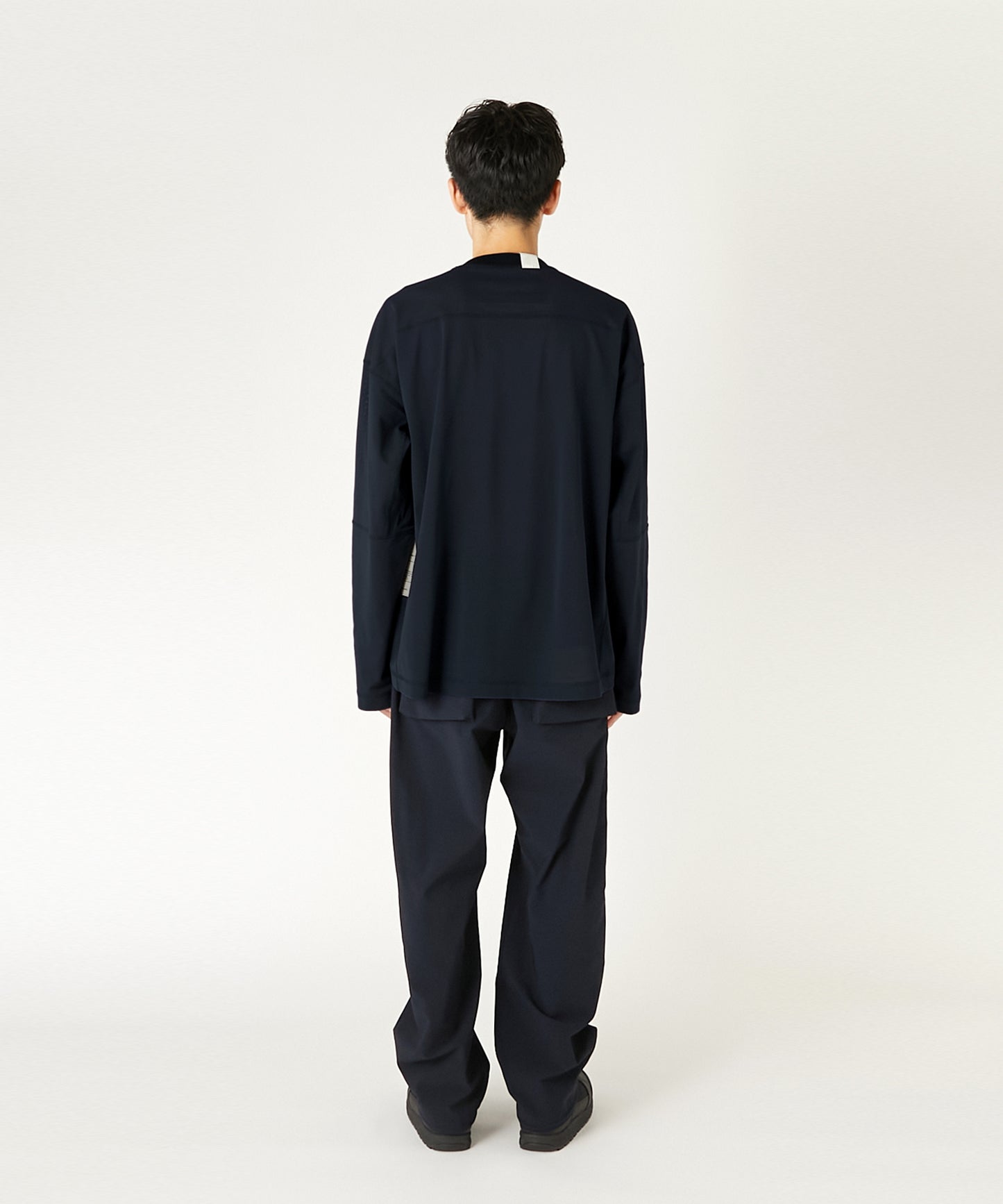 PANELLED LONG SLEEVE T-SHIRT