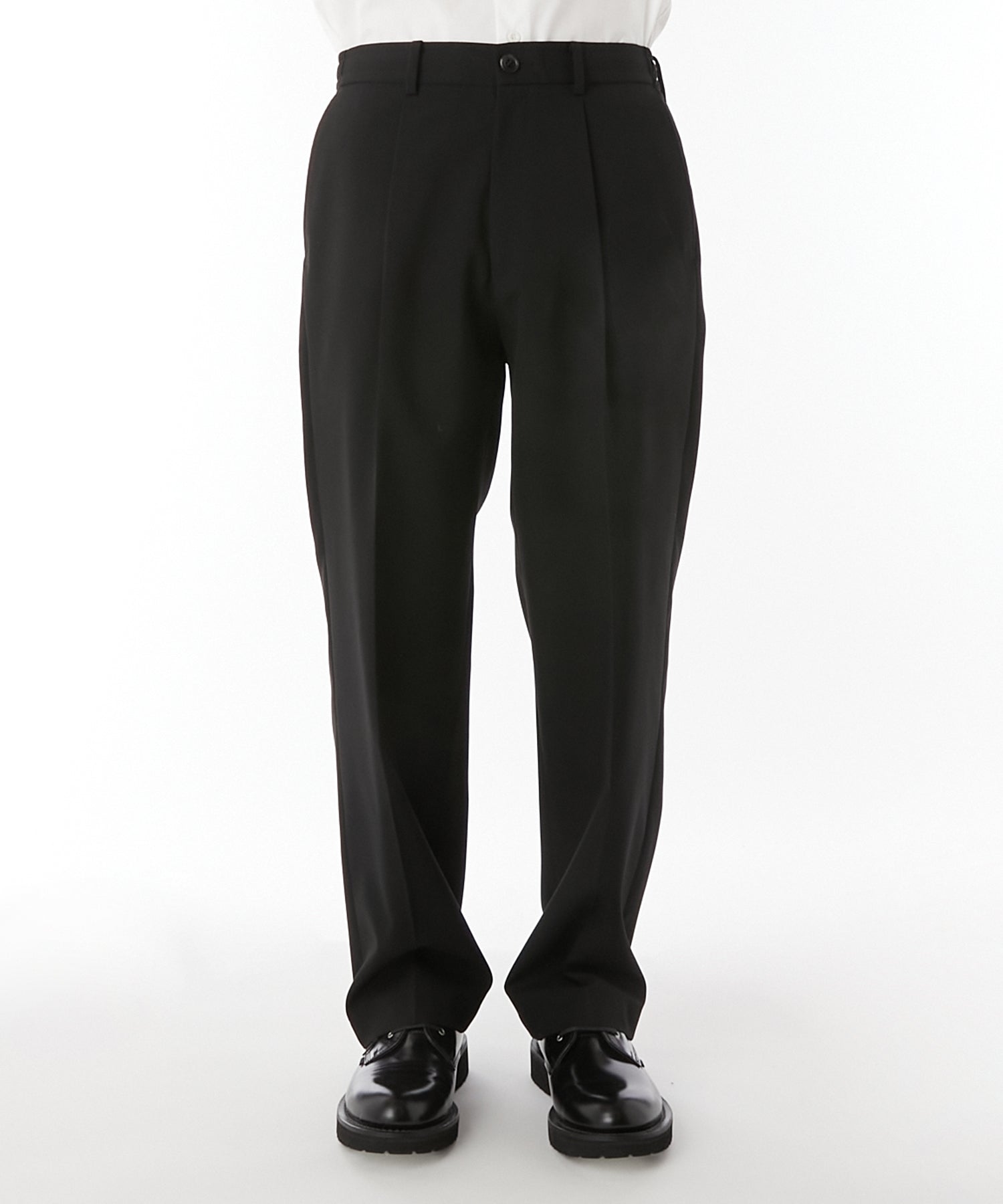 WIDE TAPERED EASY SLACKS