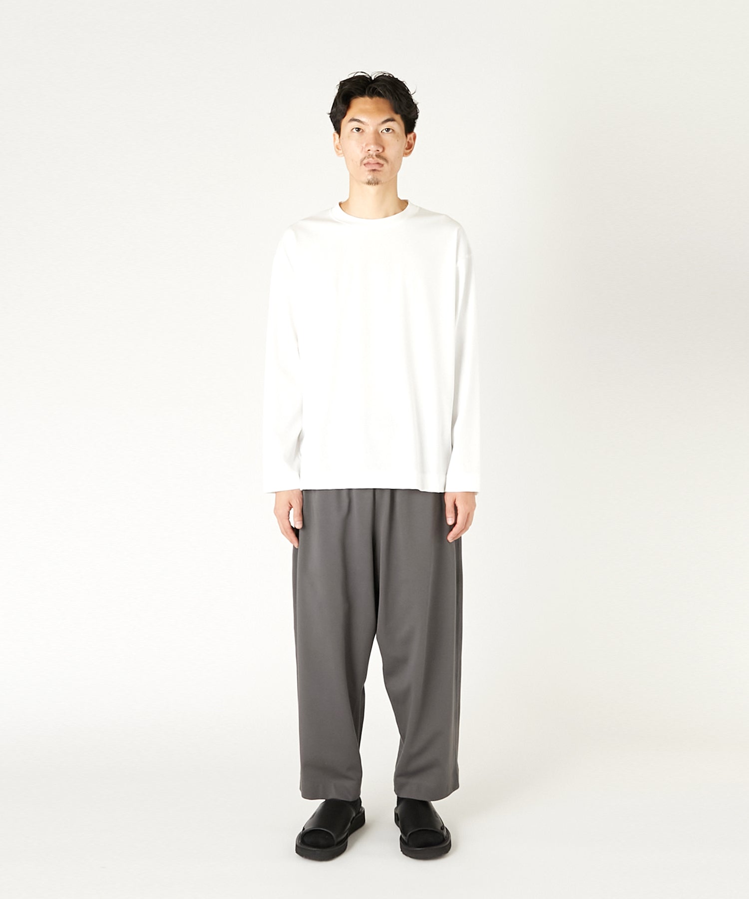 CREW NECK LONG SLEEVE T-SHIRT – N.HOOLYWOOD Official Online Store