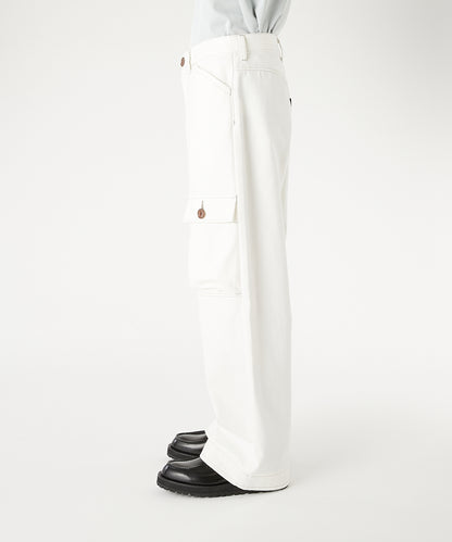 FLAP-POCKET DENIM PANTS