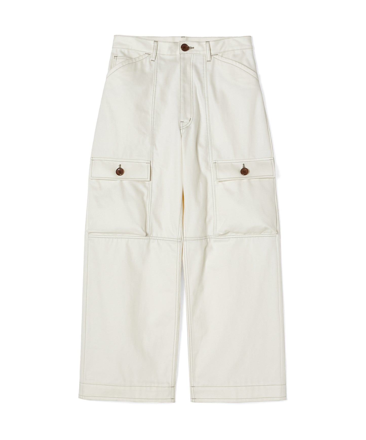 FLAP-POCKET DENIM PANTS