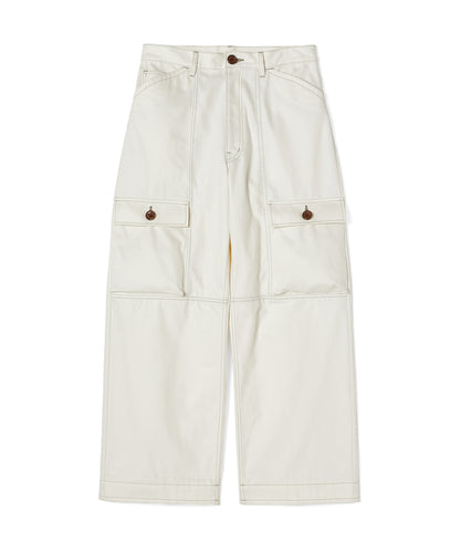 FLAP-POCKET DENIM PANTS