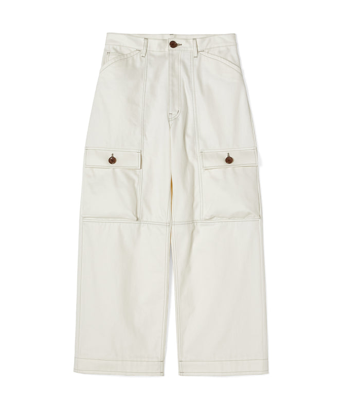 FLAP-POCKET DENIM PANTS