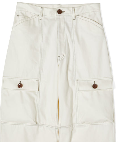 FLAP-POCKET DENIM PANTS