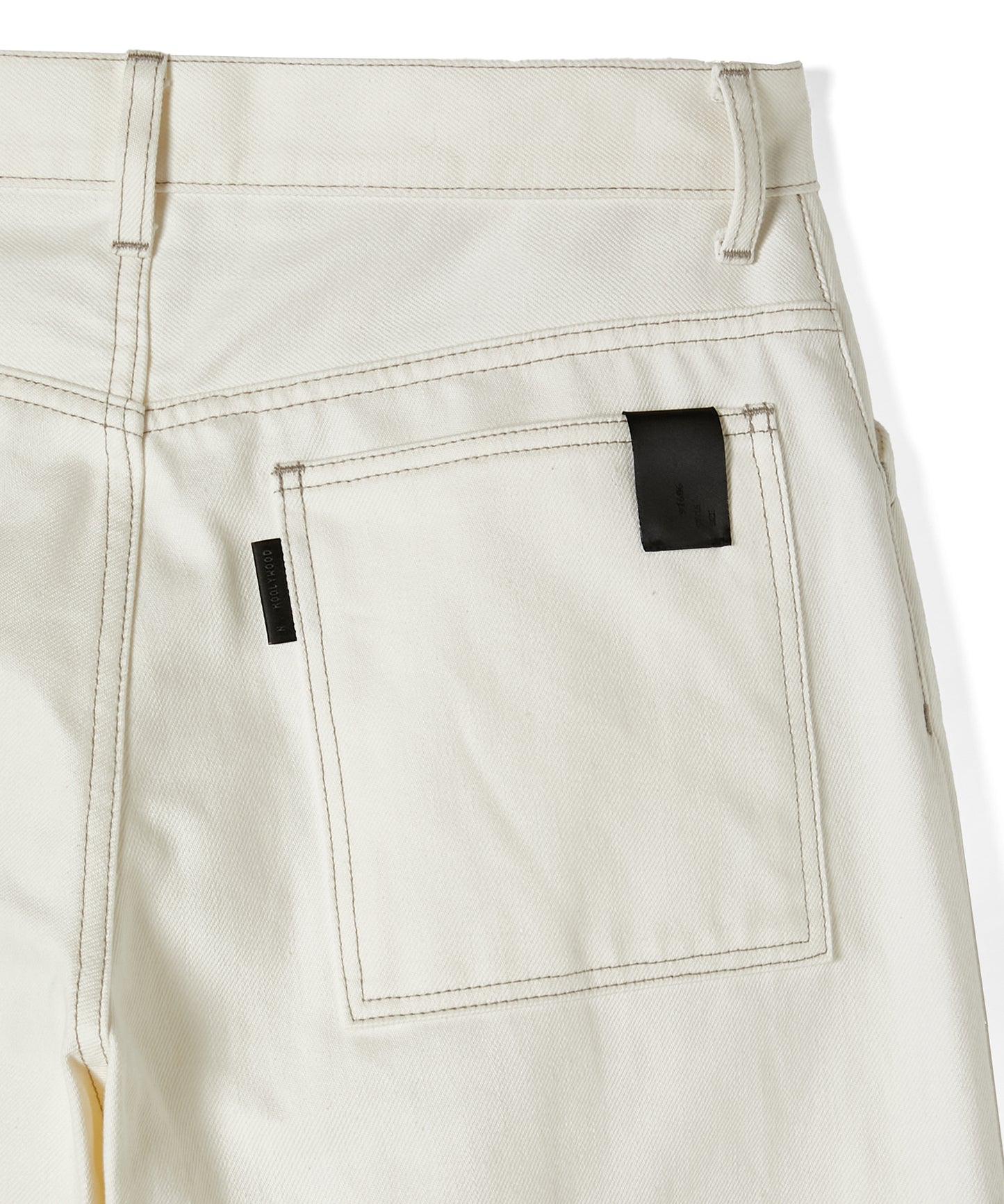 FLAP-POCKET DENIM PANTS