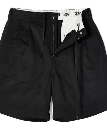 2TUCK HALF PANTS