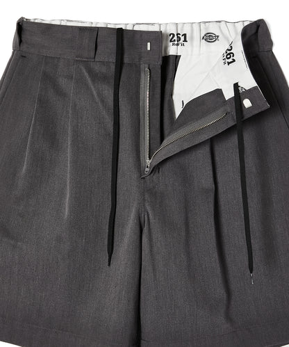 2TUCK HALF PANTS