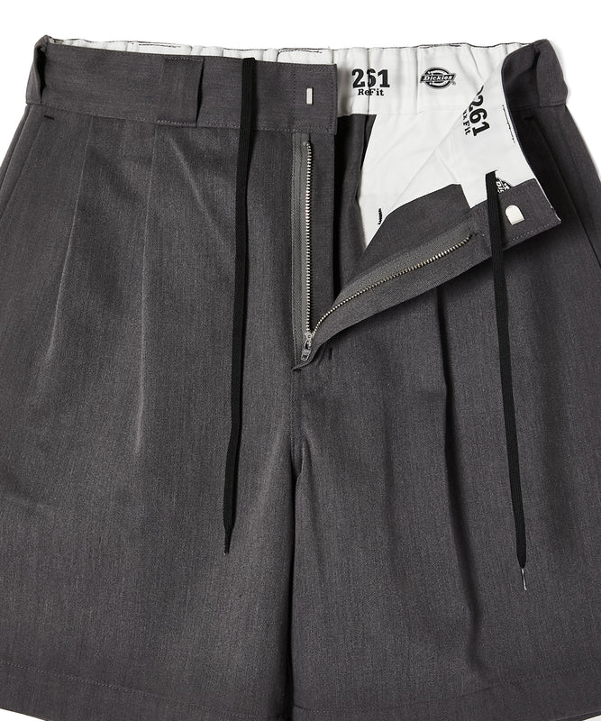 2TUCK HALF PANTS