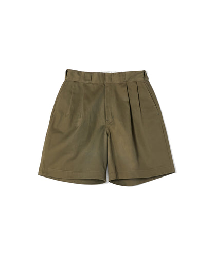 2TUCK HALF PANTS