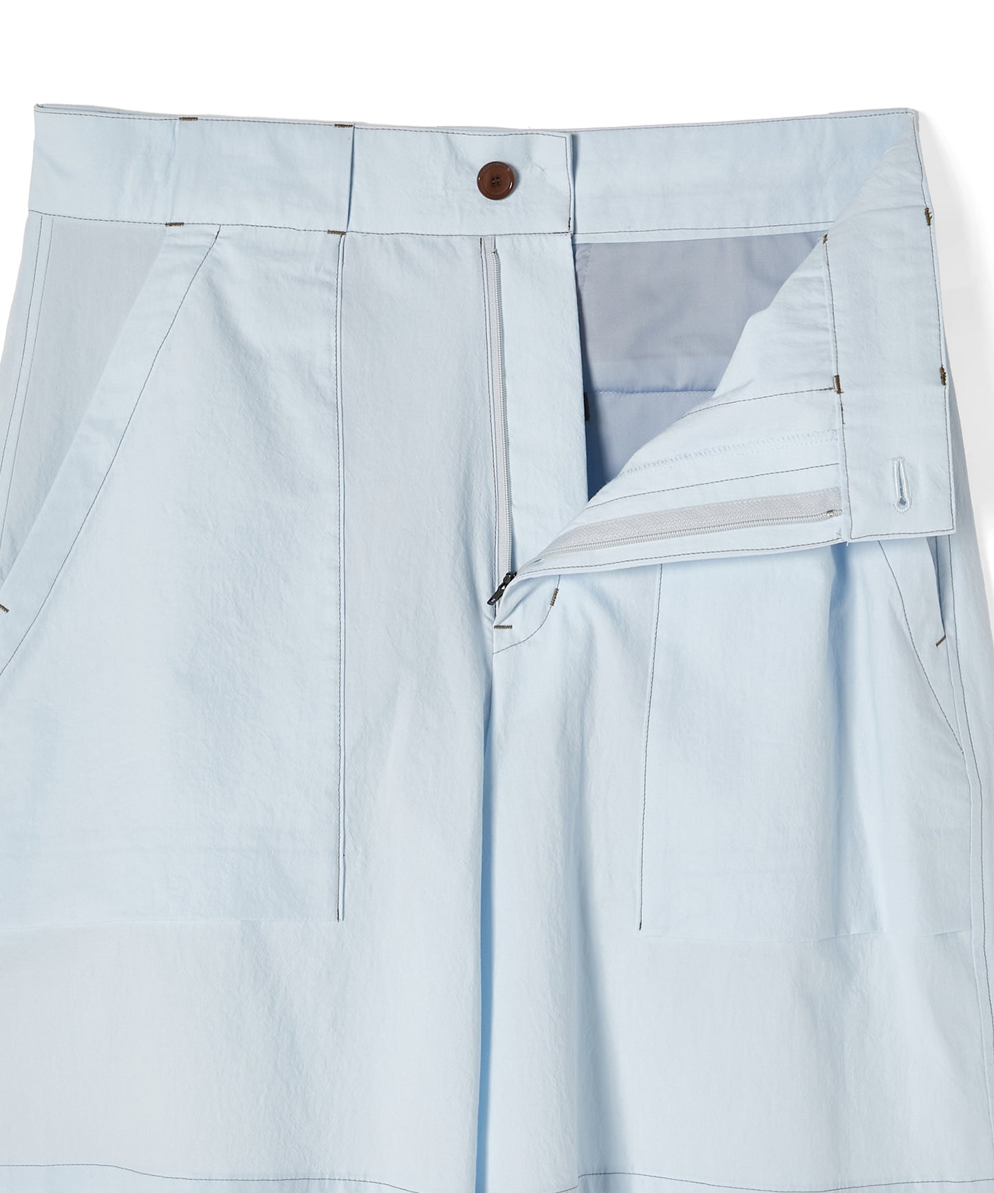 PATCH-POCKET HALF PANTS