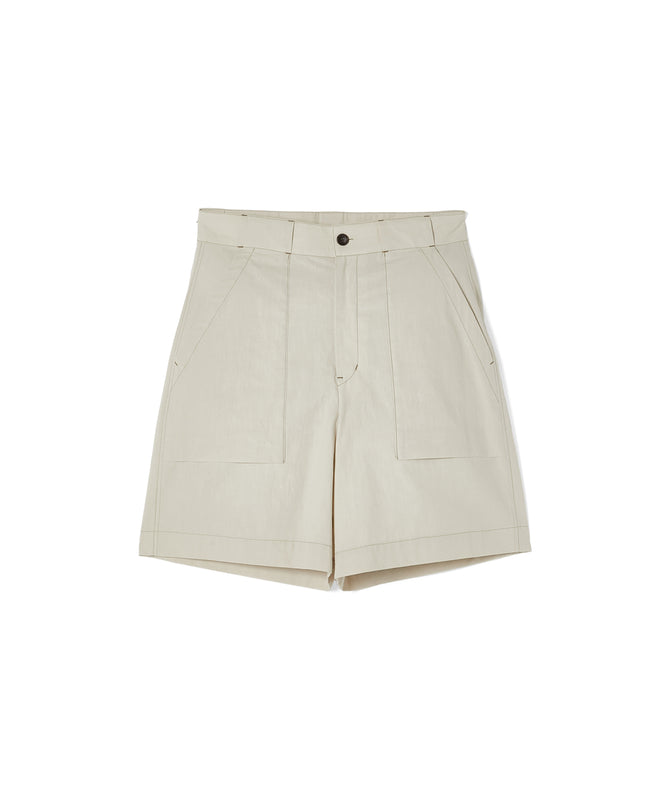 PATCH-POCKET HALF PANTS
