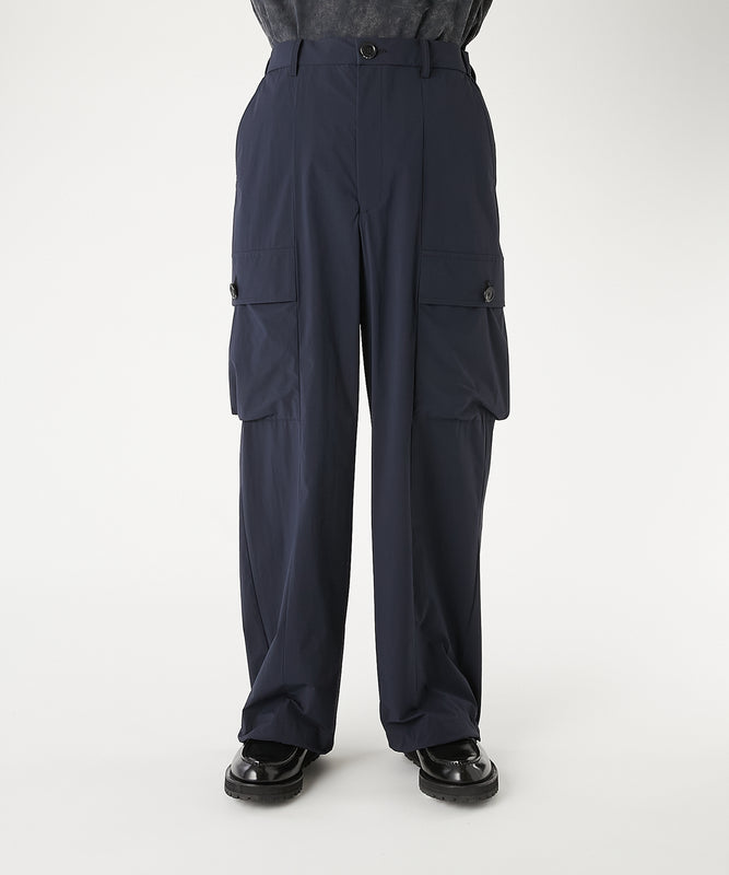 FLAP-POCKET WIDE TROUSERS