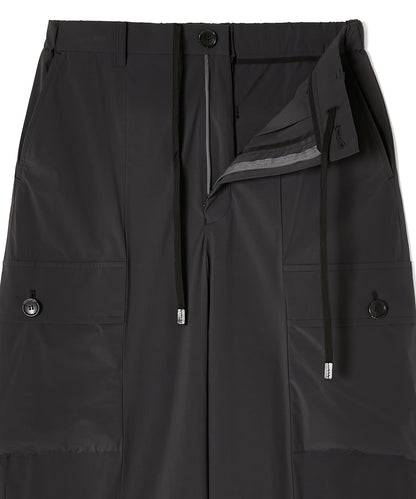 FLAP-POCKET WIDE TROUSERS
