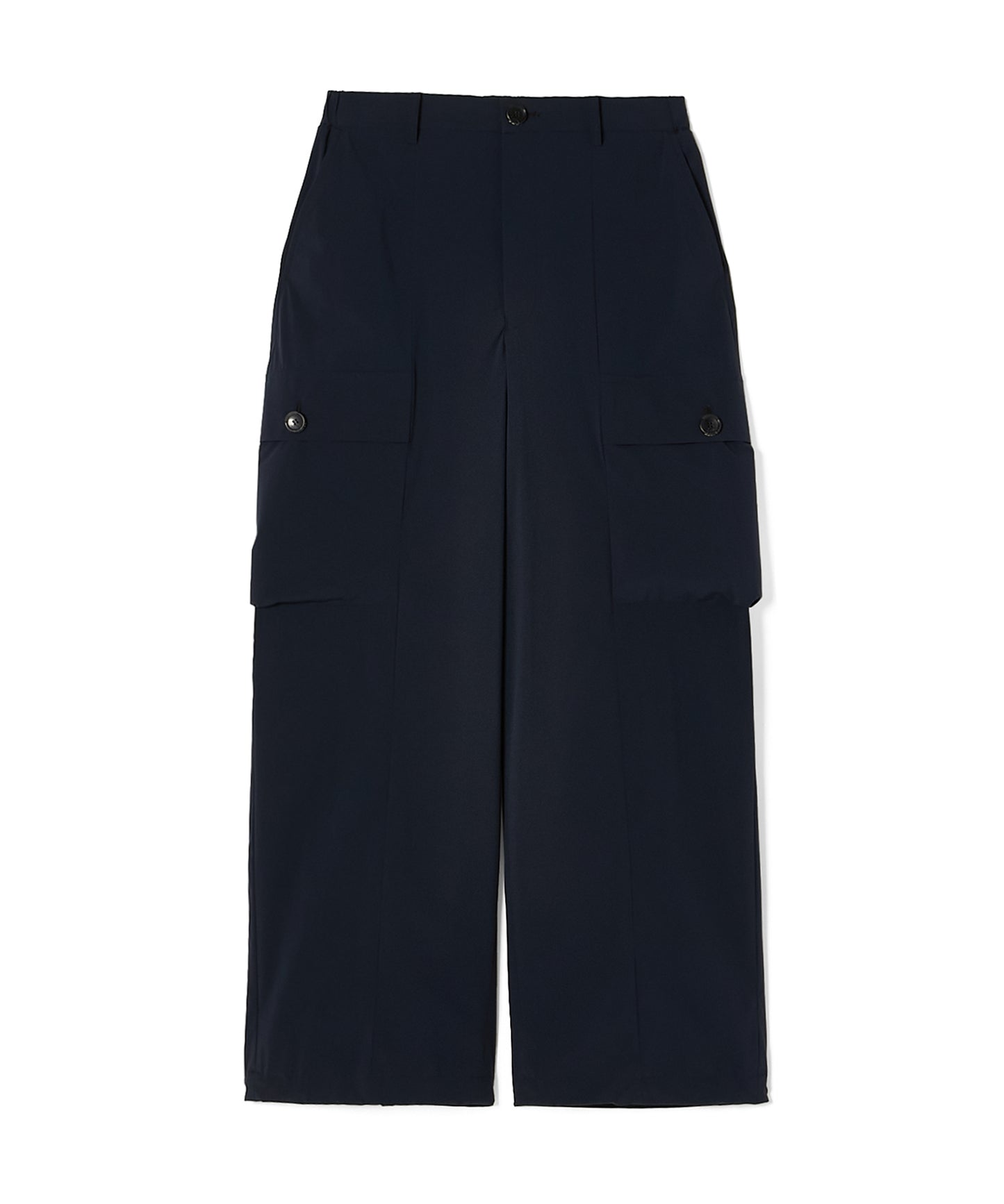 FLAP-POCKET WIDE TROUSERS