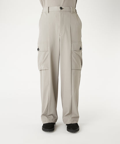 FLAP-POCKET WIDE TROUSERS