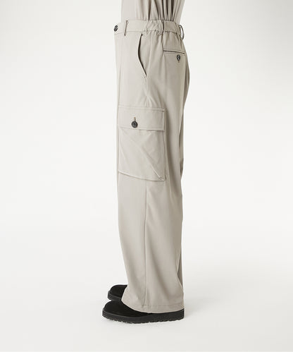 FLAP-POCKET WIDE TROUSERS