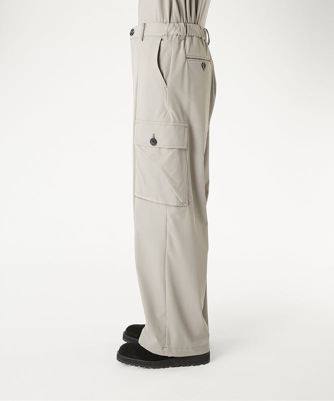 FLAP-POCKET WIDE TROUSERS