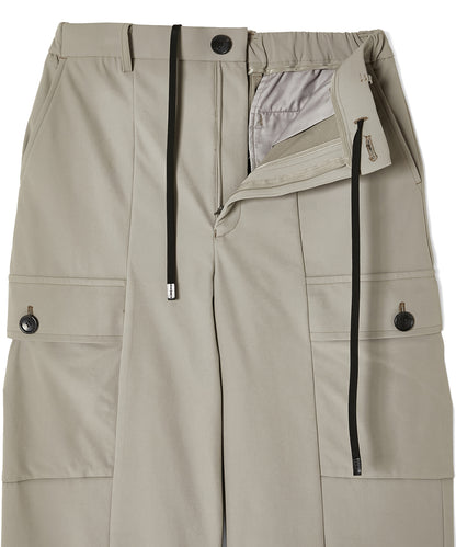 FLAP-POCKET WIDE TROUSERS