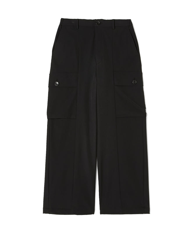 FLAP-POCKET WIDE TROUSERS