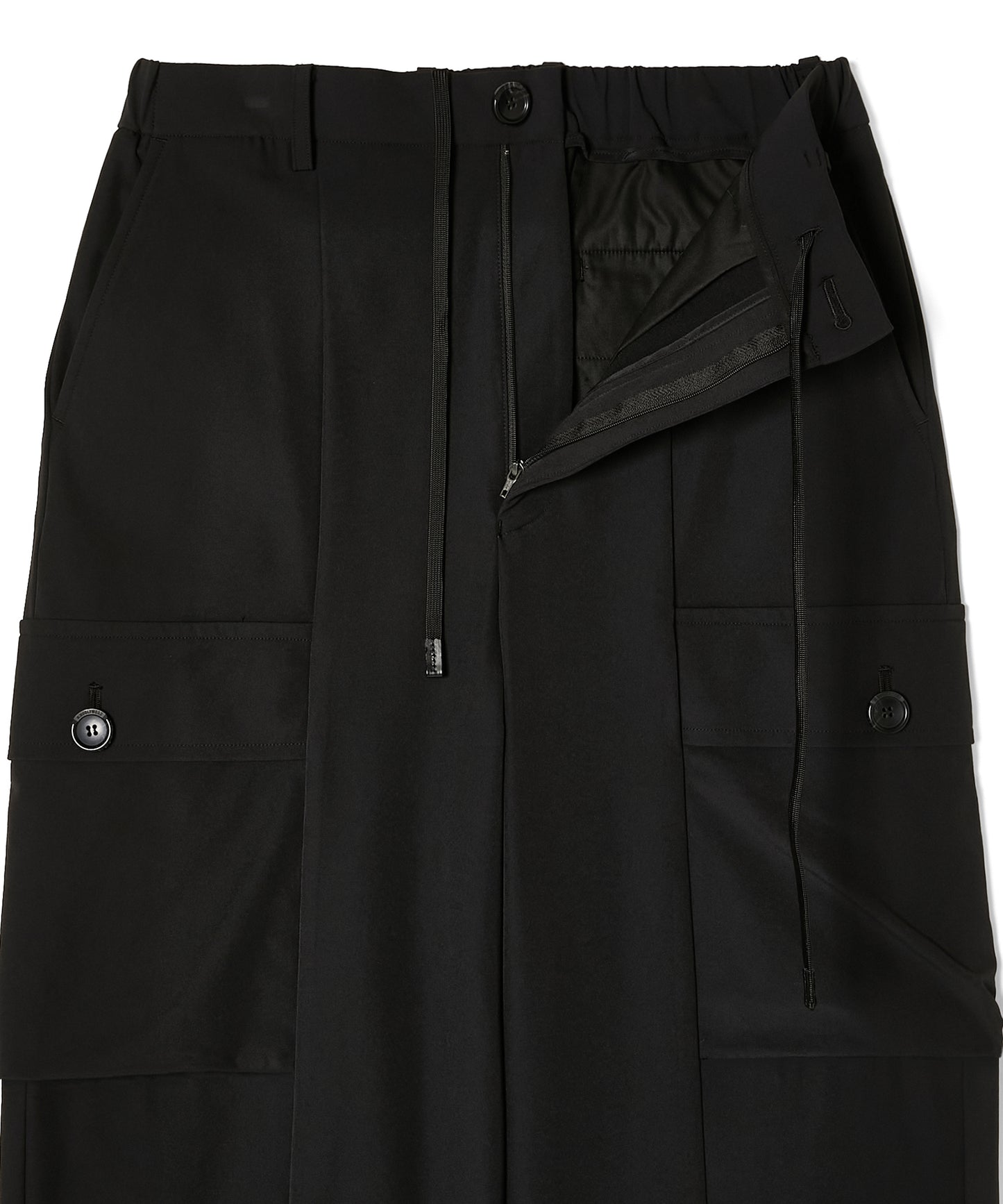 FLAP-POCKET WIDE TROUSERS