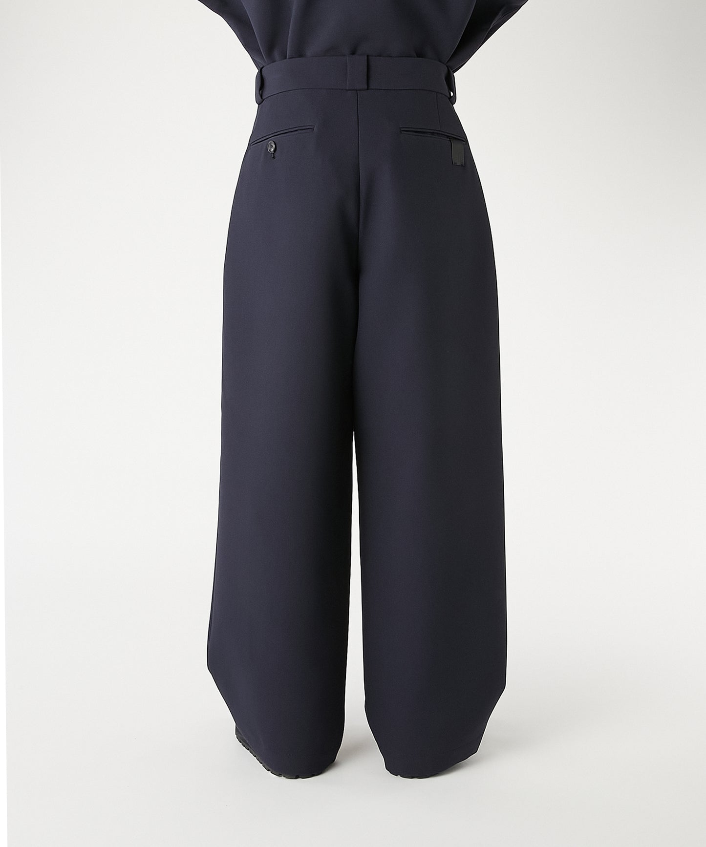 PATCH POCKET WIDE TROUSERS
