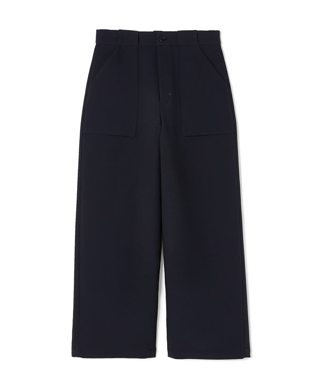 PATCH POCKET WIDE TROUSERS