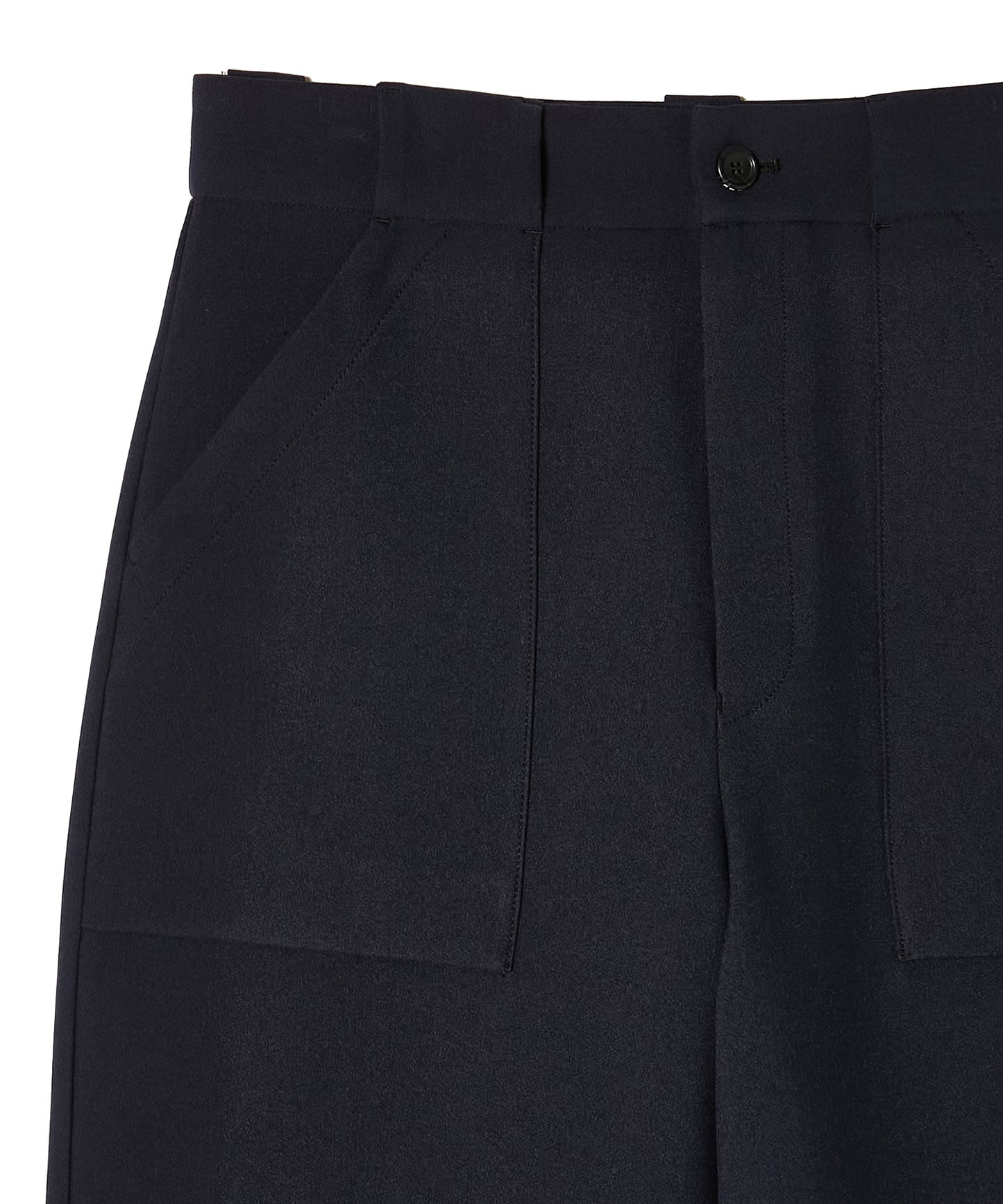 PATCH POCKET WIDE TROUSERS