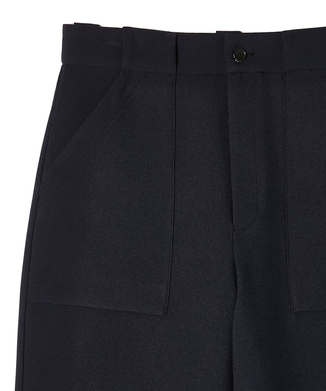 PATCH POCKET WIDE TROUSERS