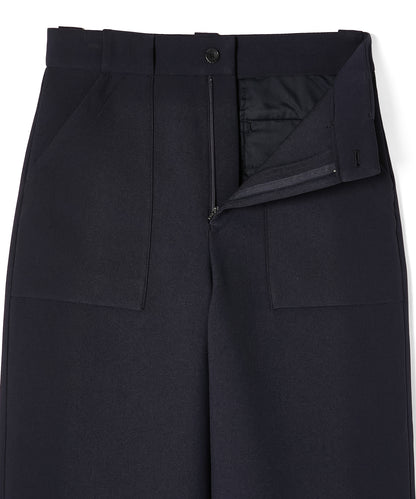 PATCH POCKET WIDE TROUSERS