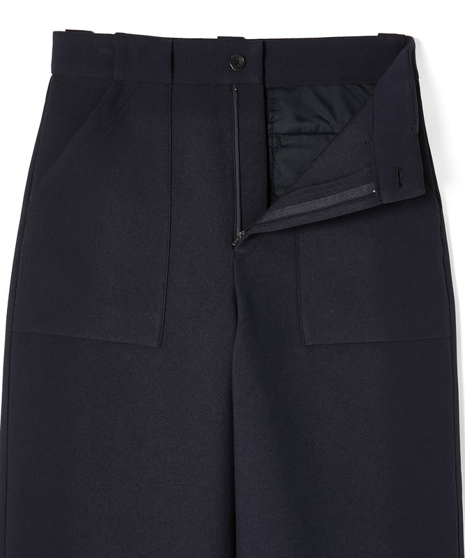 PATCH POCKET WIDE TROUSERS