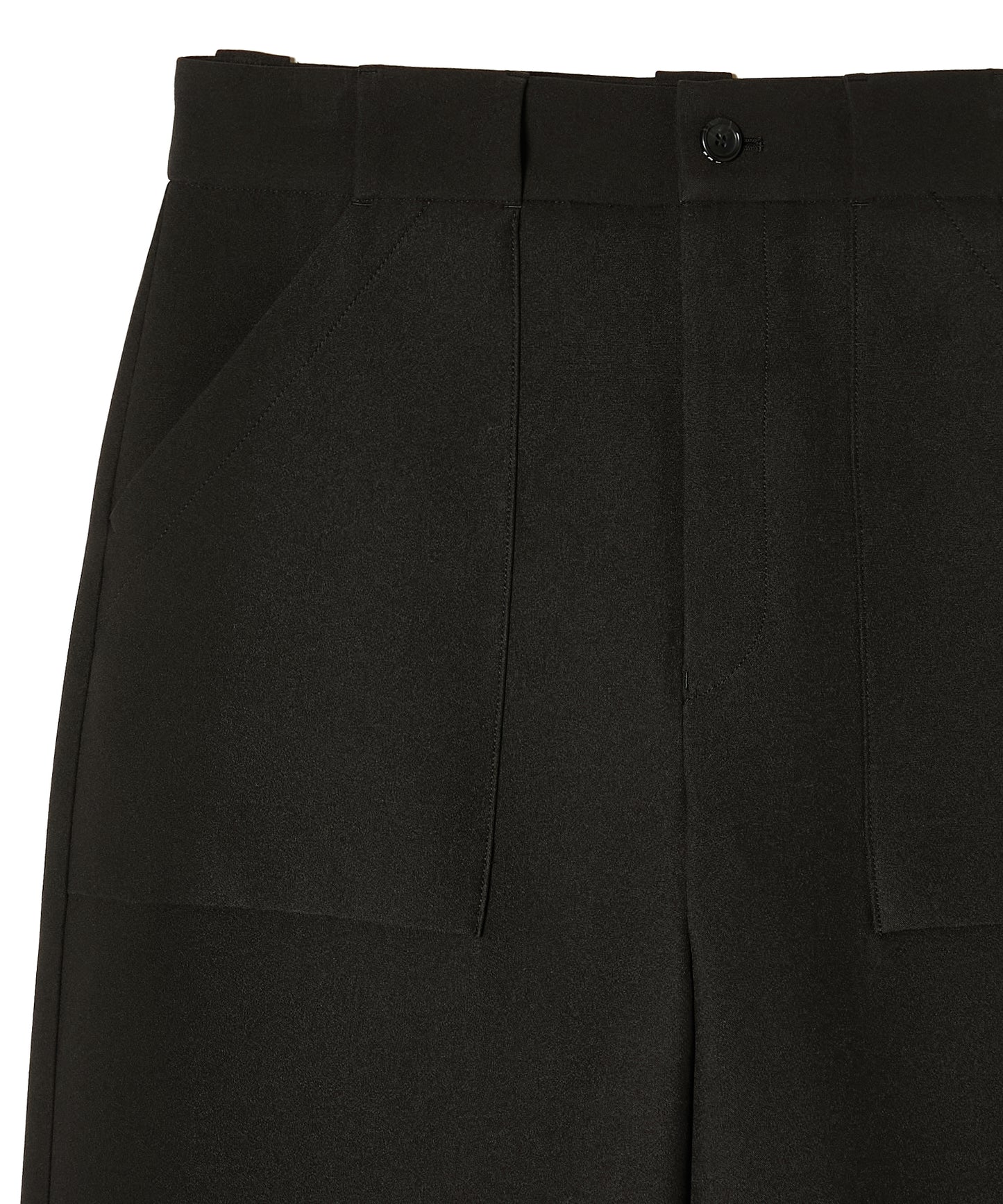PATCH POCKET WIDE TROUSERS