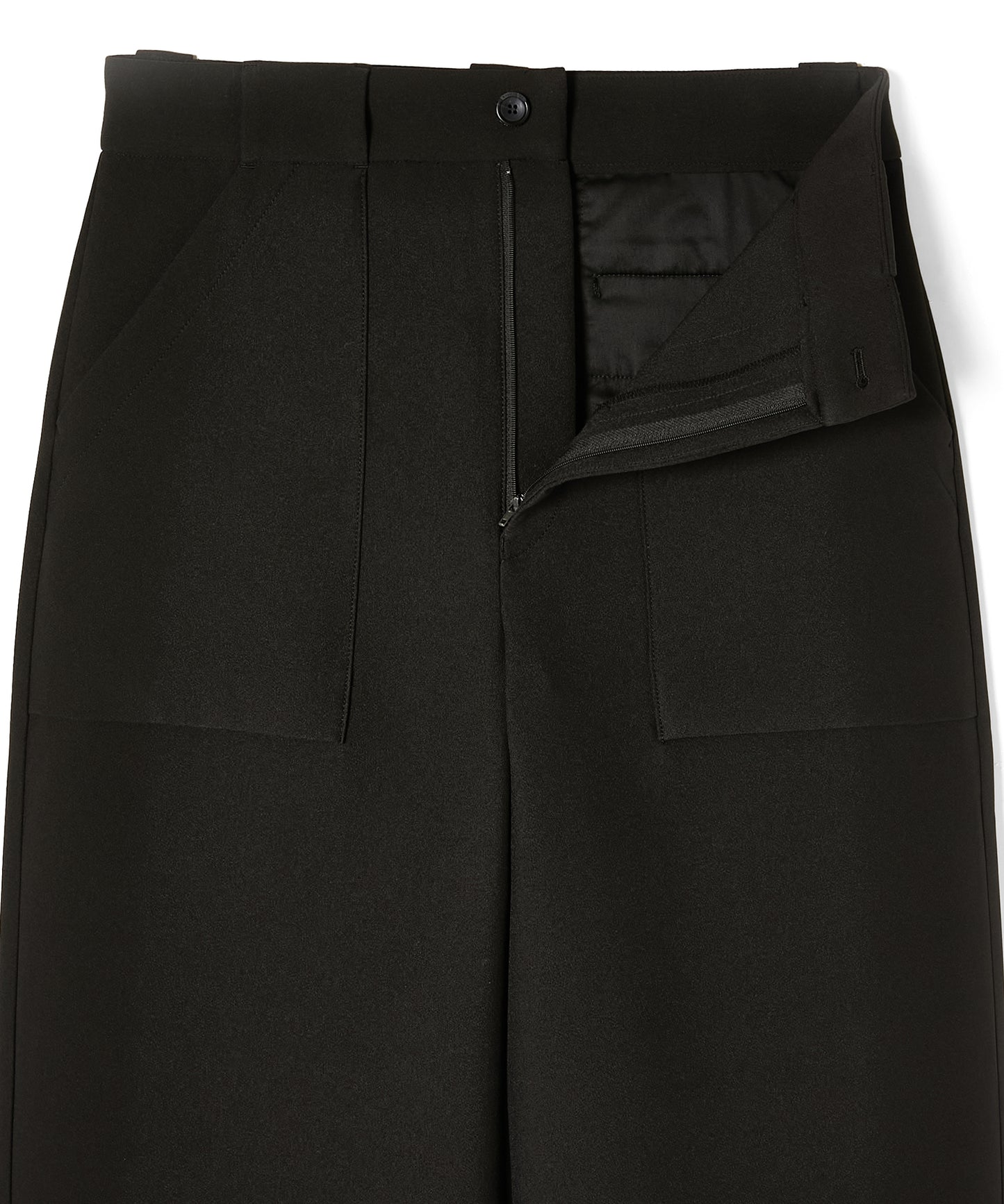 PATCH POCKET WIDE TROUSERS