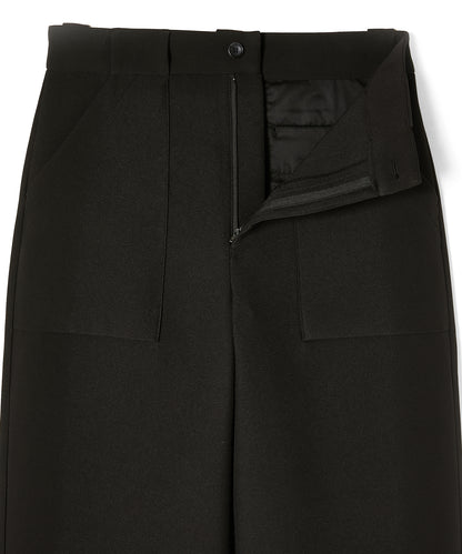 PATCH POCKET WIDE TROUSERS