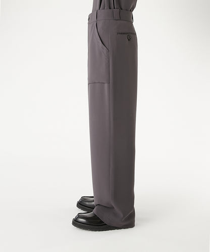 PATCH POCKET WIDE TROUSERS