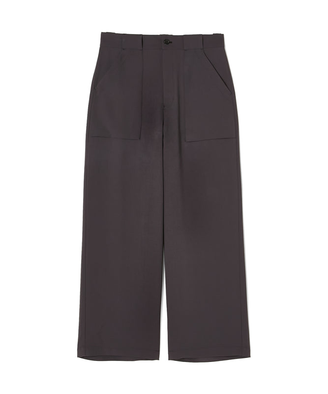 PATCH POCKET WIDE TROUSERS