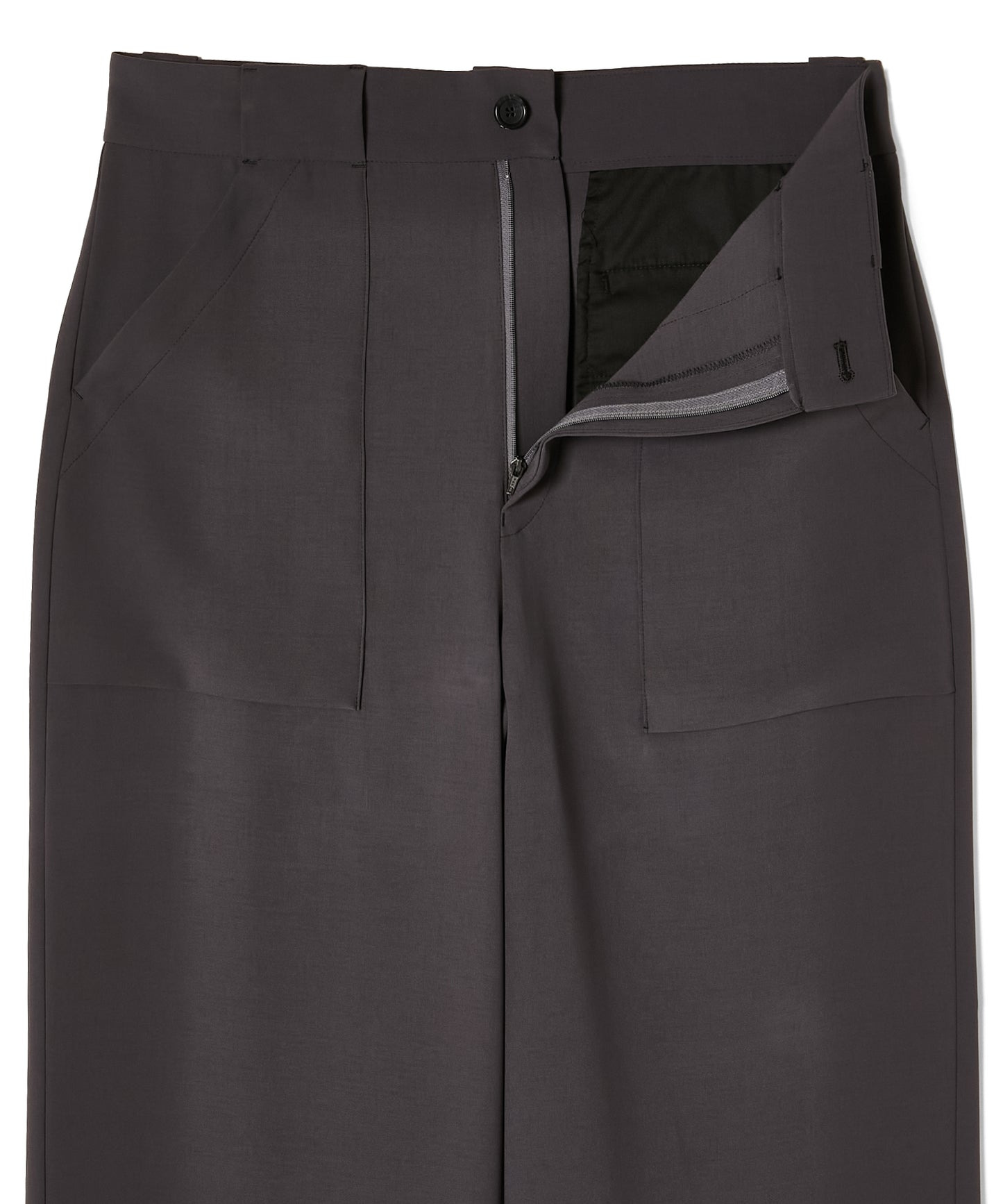 PATCH POCKET WIDE TROUSERS