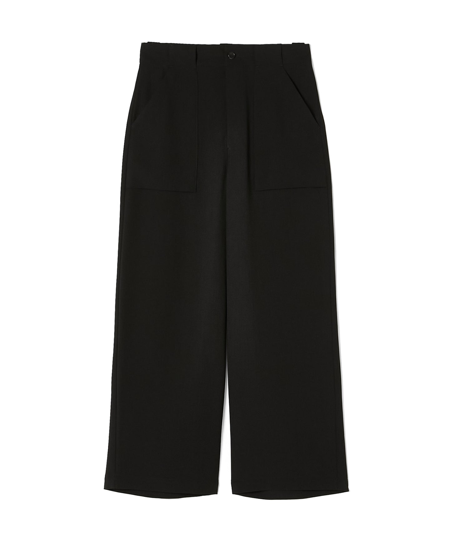 PATCH POCKET WIDE TROUSERS