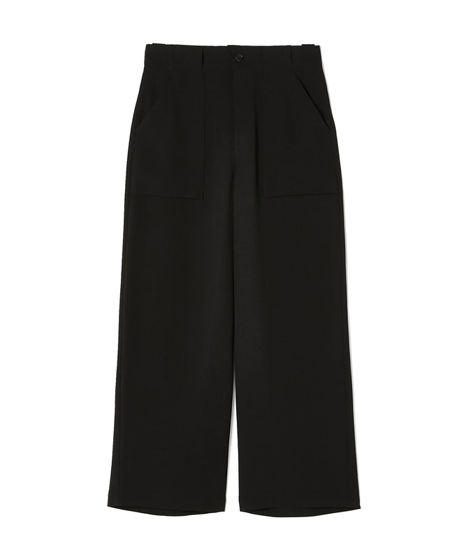 PATCH POCKET WIDE TROUSERS