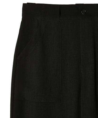 PATCH POCKET WIDE TROUSERS