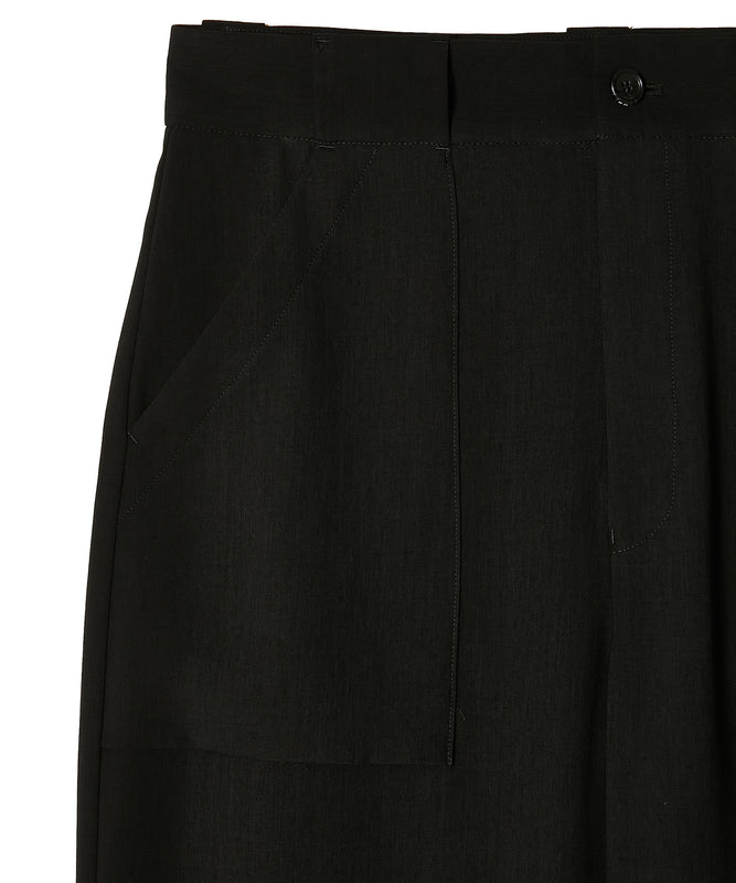 PATCH POCKET WIDE TROUSERS