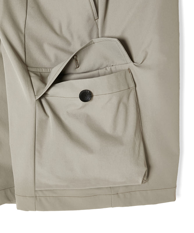 FLAP-POCKET HALF PANTS