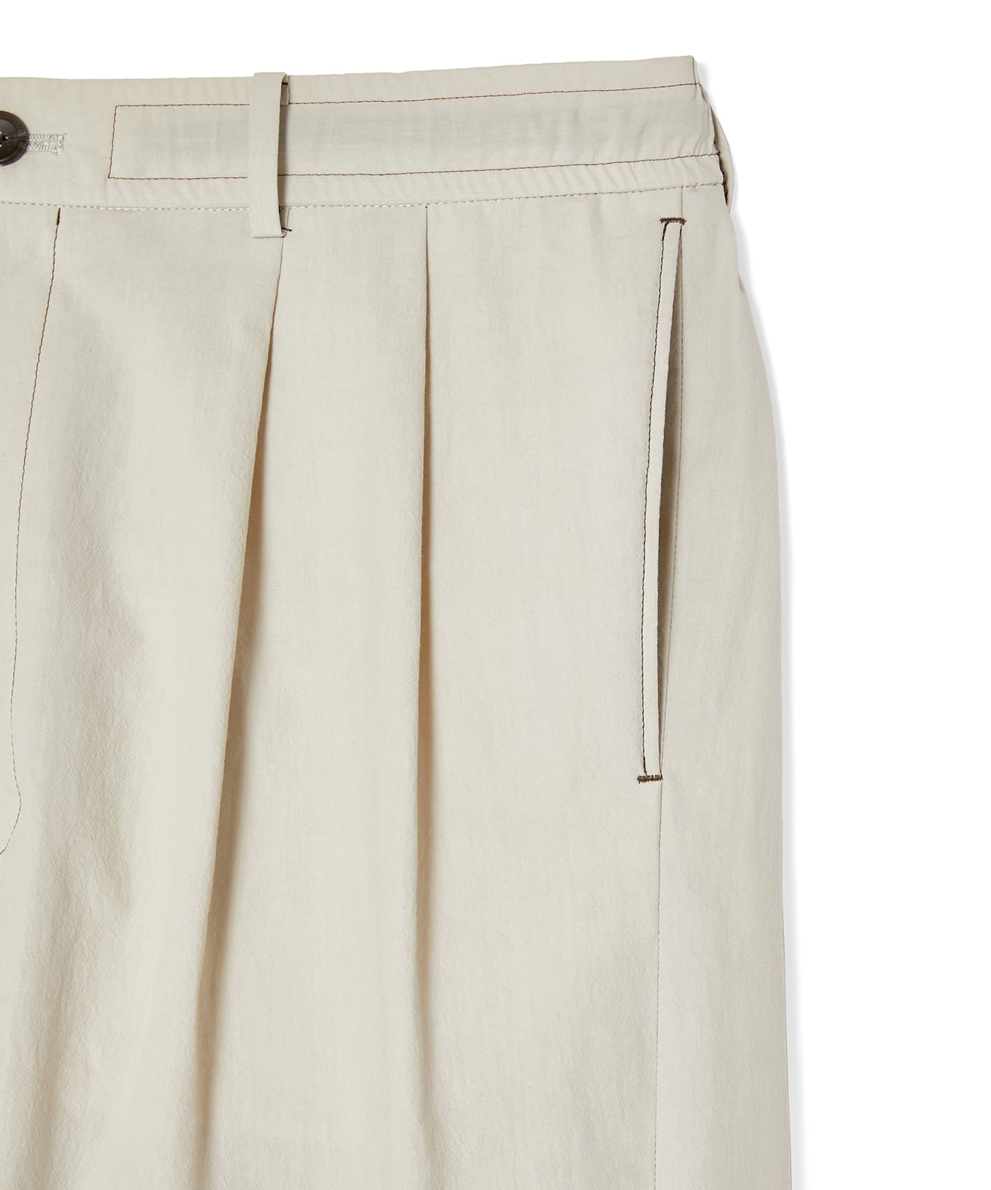 2TUCK HALF PANTS
