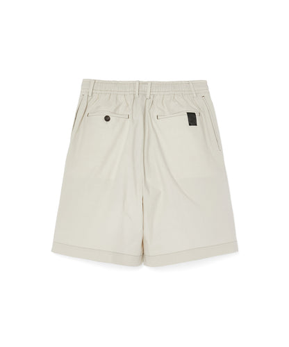 2TUCK HALF PANTS