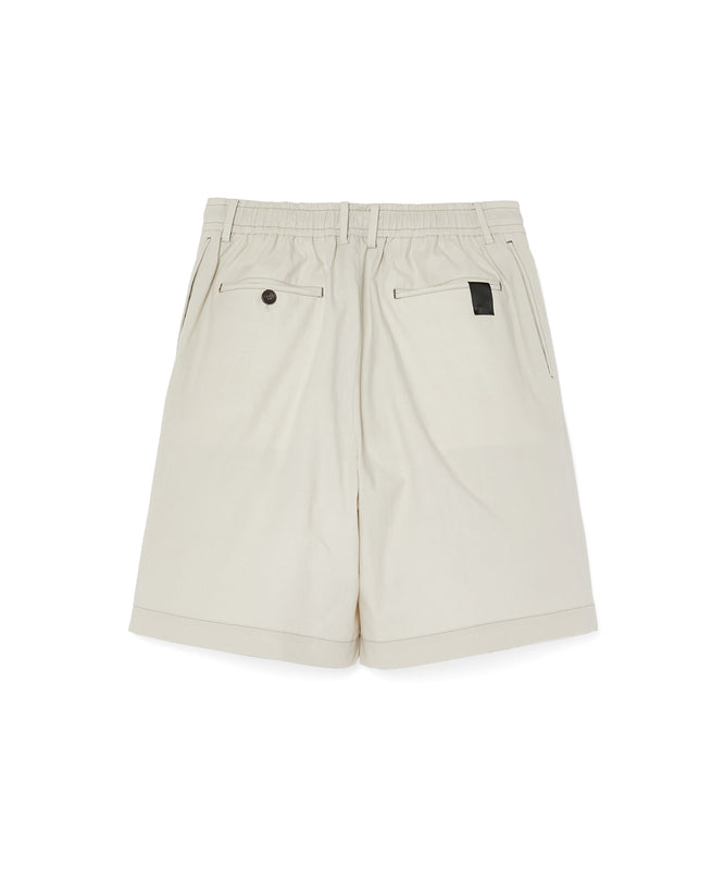 2TUCK HALF PANTS