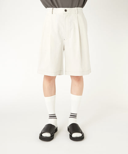 2TUCK HALF PANTS